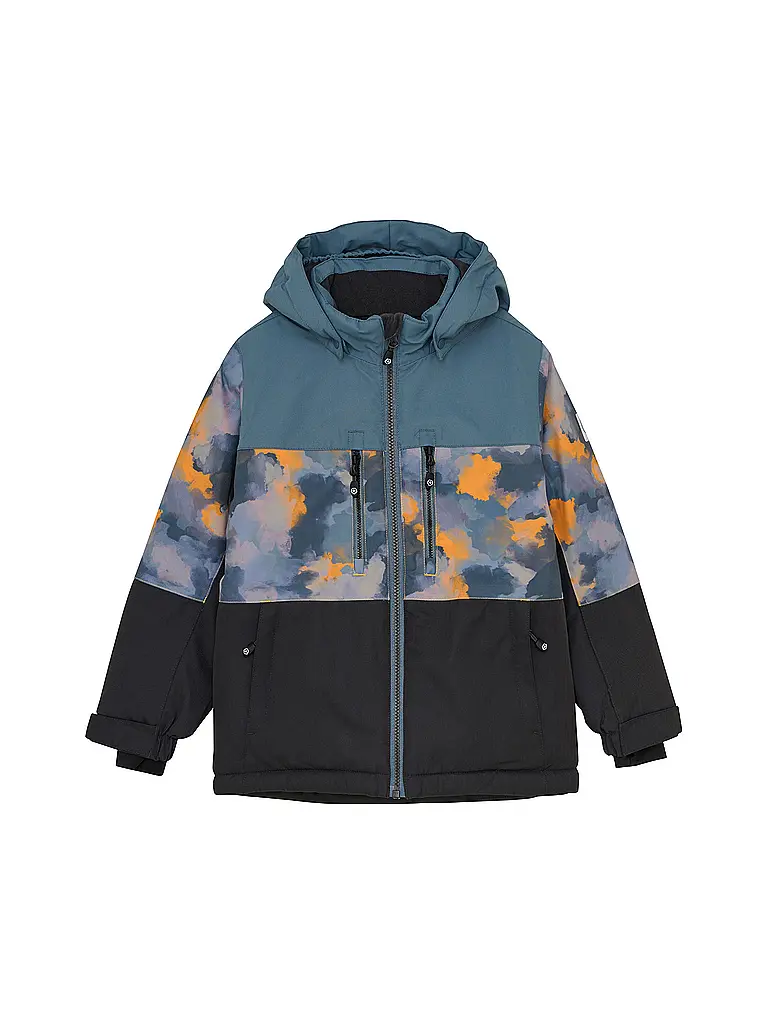 COLOR KIDS | Jungen Skijacke Colorblock | dunkelblau