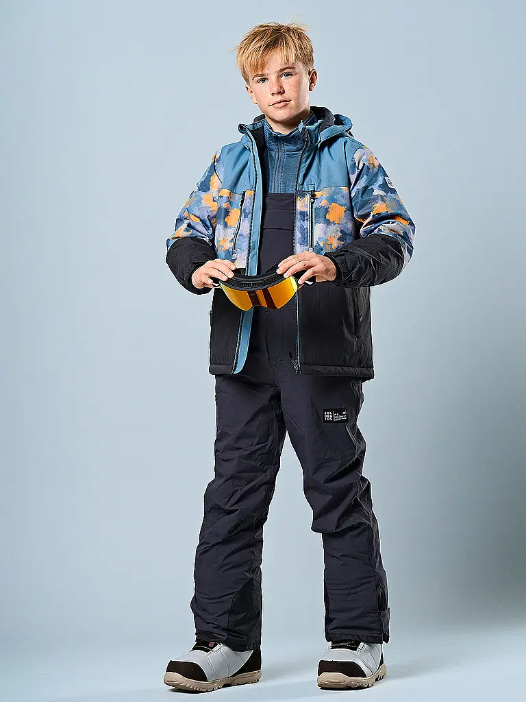 COLOR KIDS | Jungen Skijacke Colorblock | dunkelblau