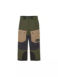 COLOR KIDS | Mädchen Skihose Colorblock | olive