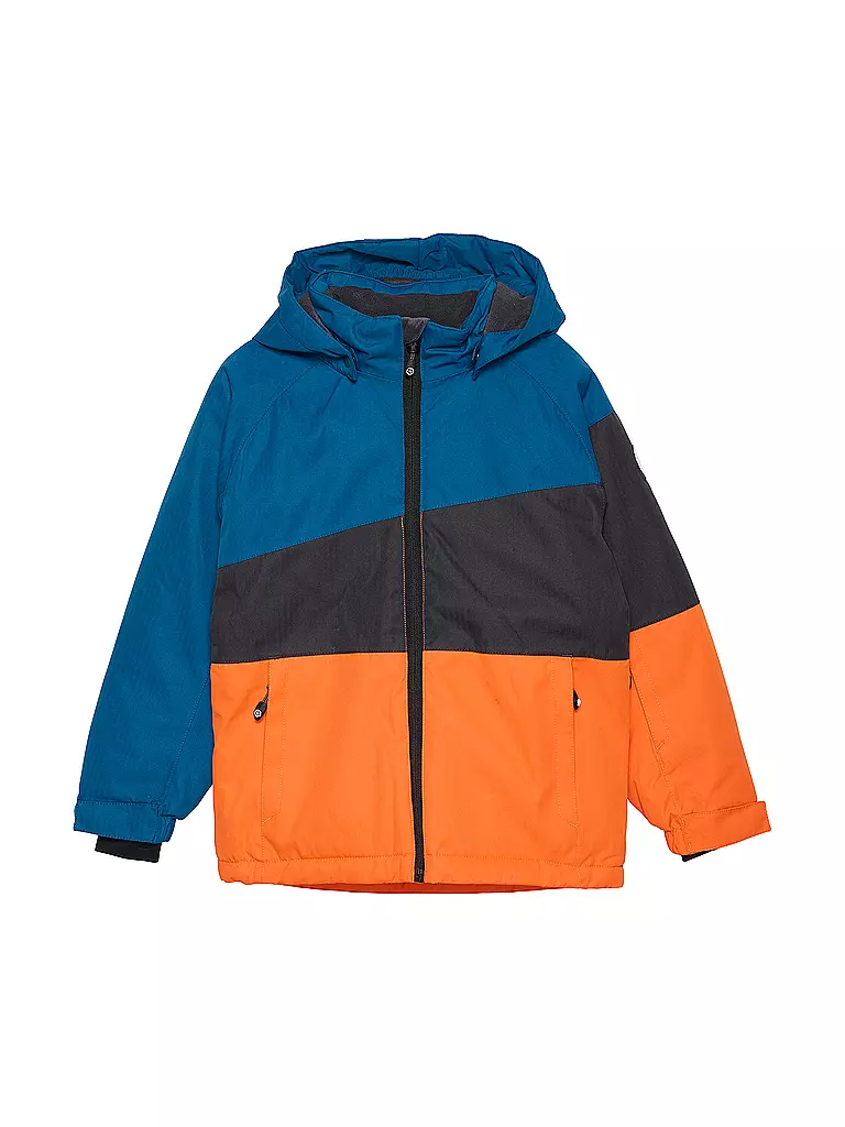 COLOR KIDS | Kinder Skijacke Colorblock | orange