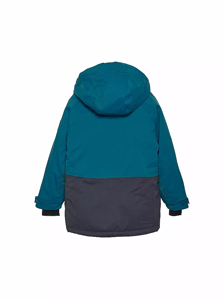 COLOR KIDS | Kinder Skijacke Colorblock | grau