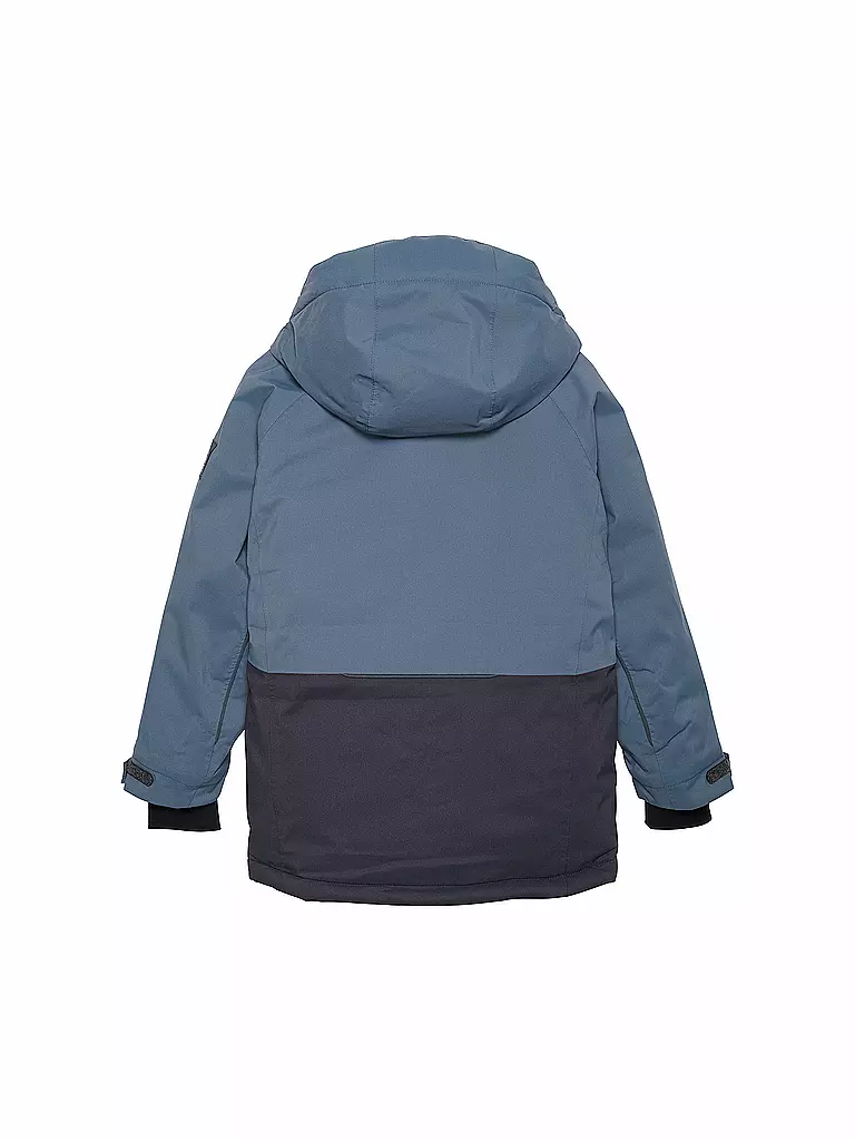 COLOR KIDS | Kinder Skijacke Colorblock | braun