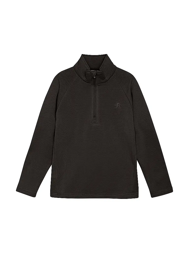 COLOR KIDS | Kinder Unterzieh Fleecepullover | schwarz
