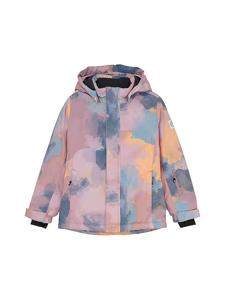 COLOR KIDS | Mädchen Skijacke Colorblock | rosa