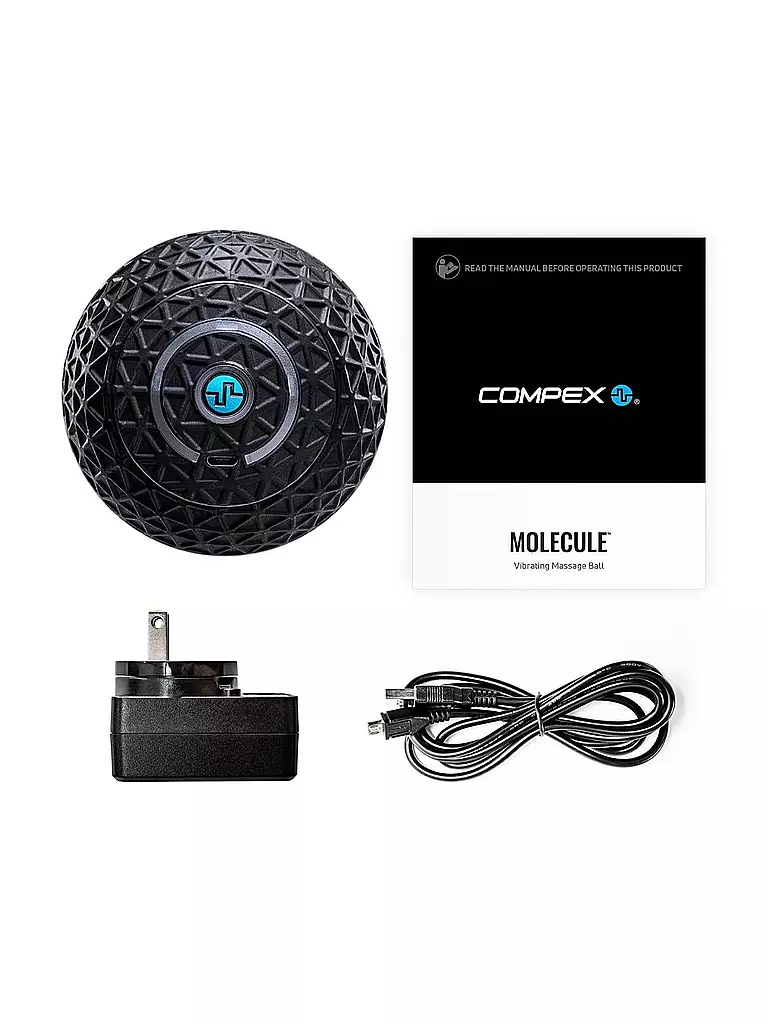 COMPEX | Vibrationsmassageball Molecule™ Compact | schwarz