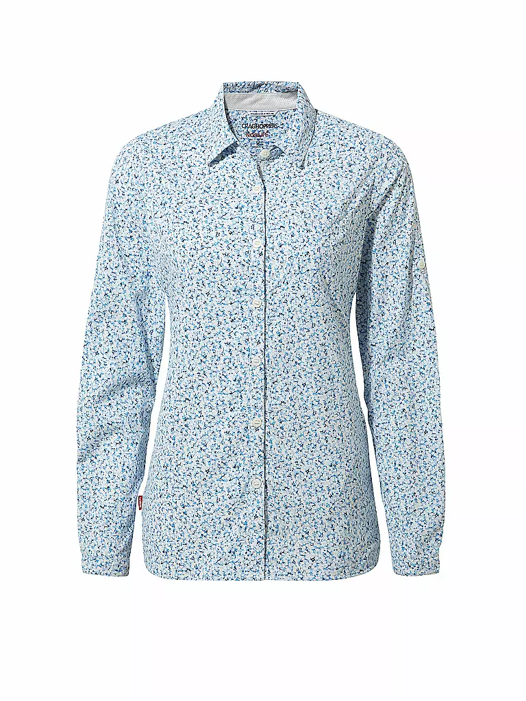 CRAGHOPPERS | Damen Outdoorbluse NosiLife Fara | blau