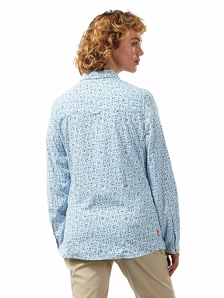 CRAGHOPPERS | Damen Outdoorbluse NosiLife Fara | blau