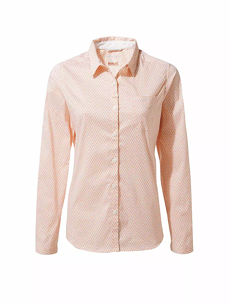 CRAGHOPPERS | Damen Outdoorbluse Verona NosiLife LS | rosa