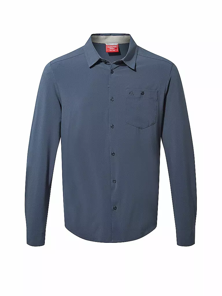 CRAGHOPPERS | Herren Outdoorhemd NosiLife Hedley | blau