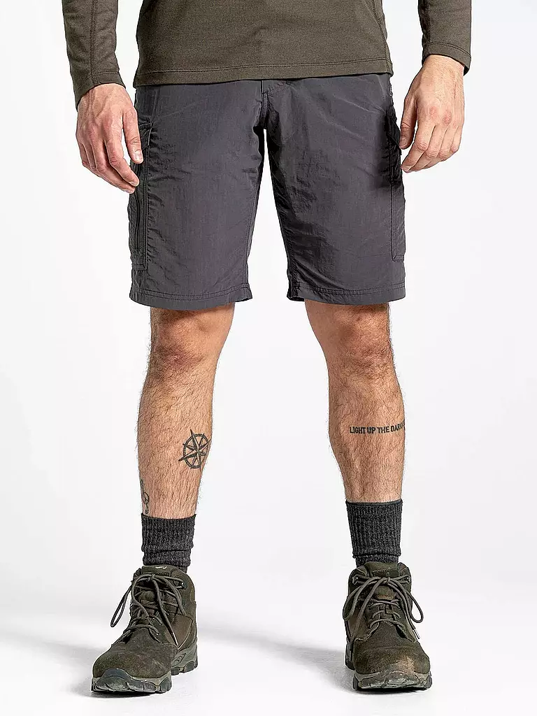 CRAGHOPPERS | Herren Wandershort Nosilife Cargo | schwarz