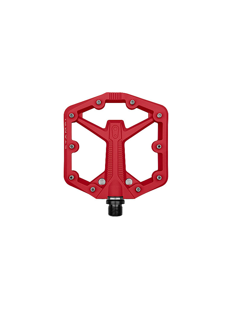 CRANKBROTHERS CRANKBROTHERS Flat-Pedal Stamp 1 Gen 2 rot | S, rot