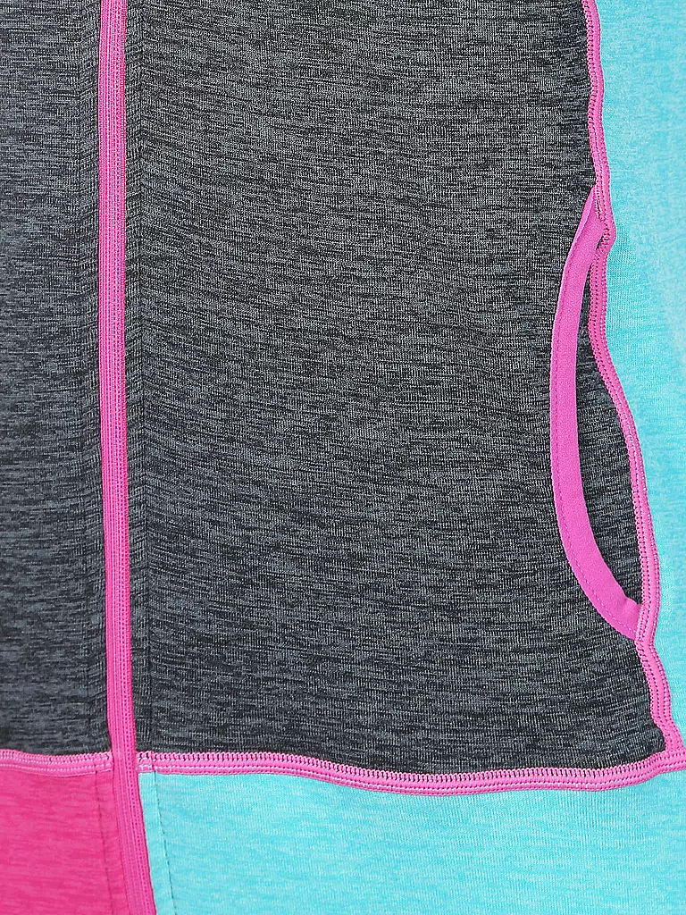CRAZY | Damen Fleecejacke Pull Ionic | türkis