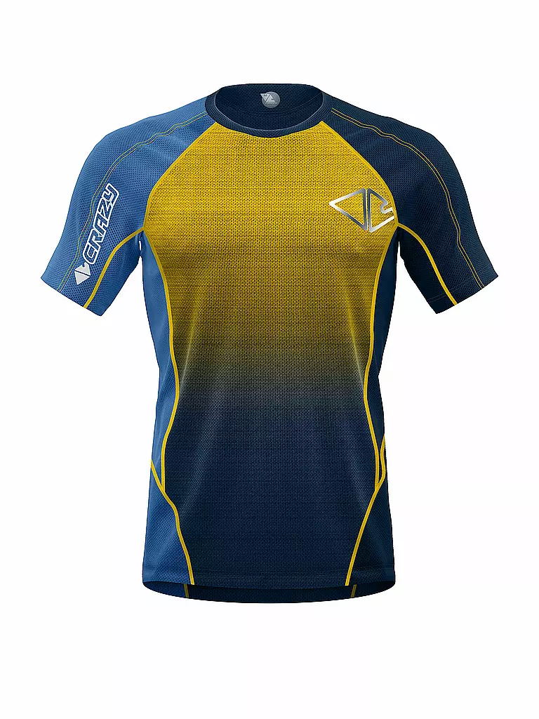 CRAZY | Herren Funktionsshirt Delta Prime | gelb