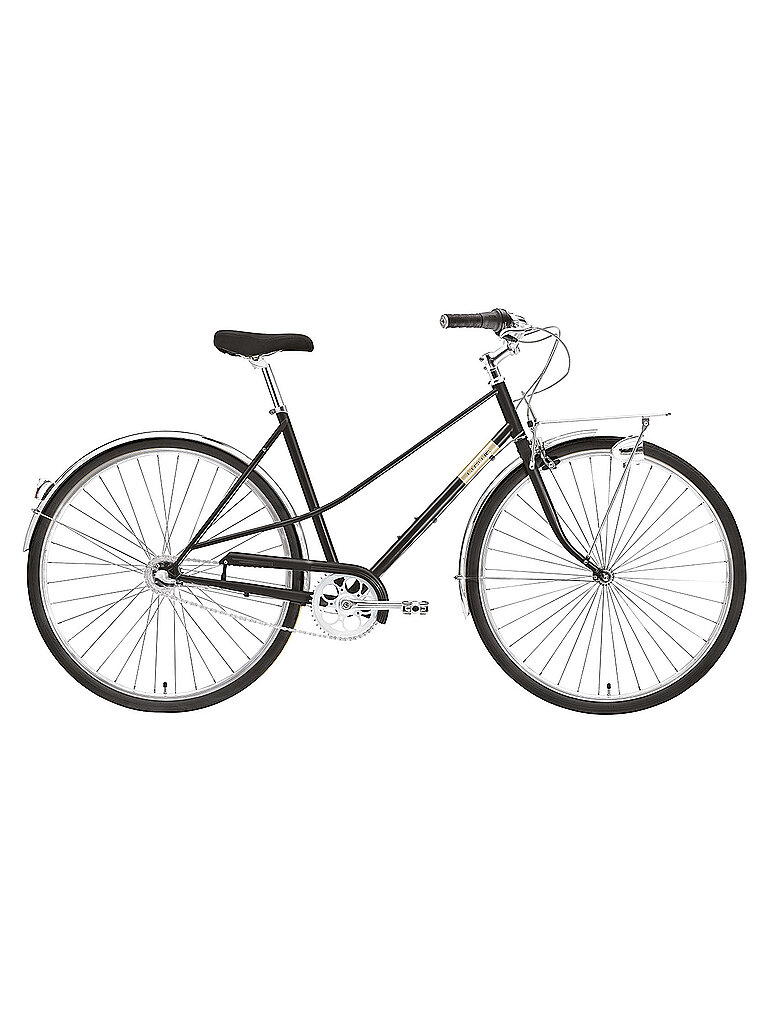 CREME CREME Damen Urbanbike Caferacer Lady Uno schwarz | 52, schwarz