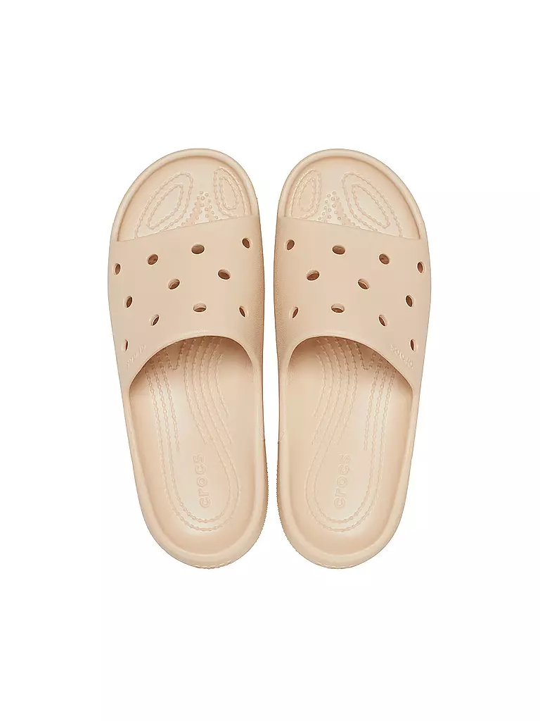 CROCS | Badepantoffeln Classic Slide | hellbraun