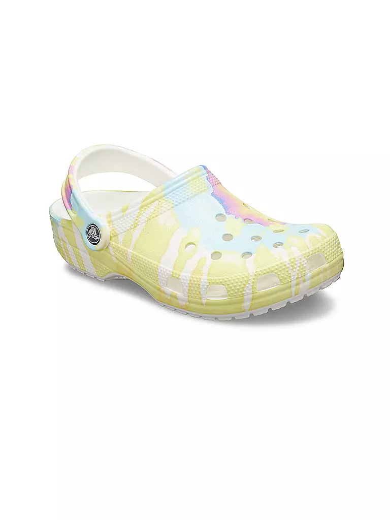 CROCS | Damen Badepantoffeln Tie-Dye Graphic | bunt