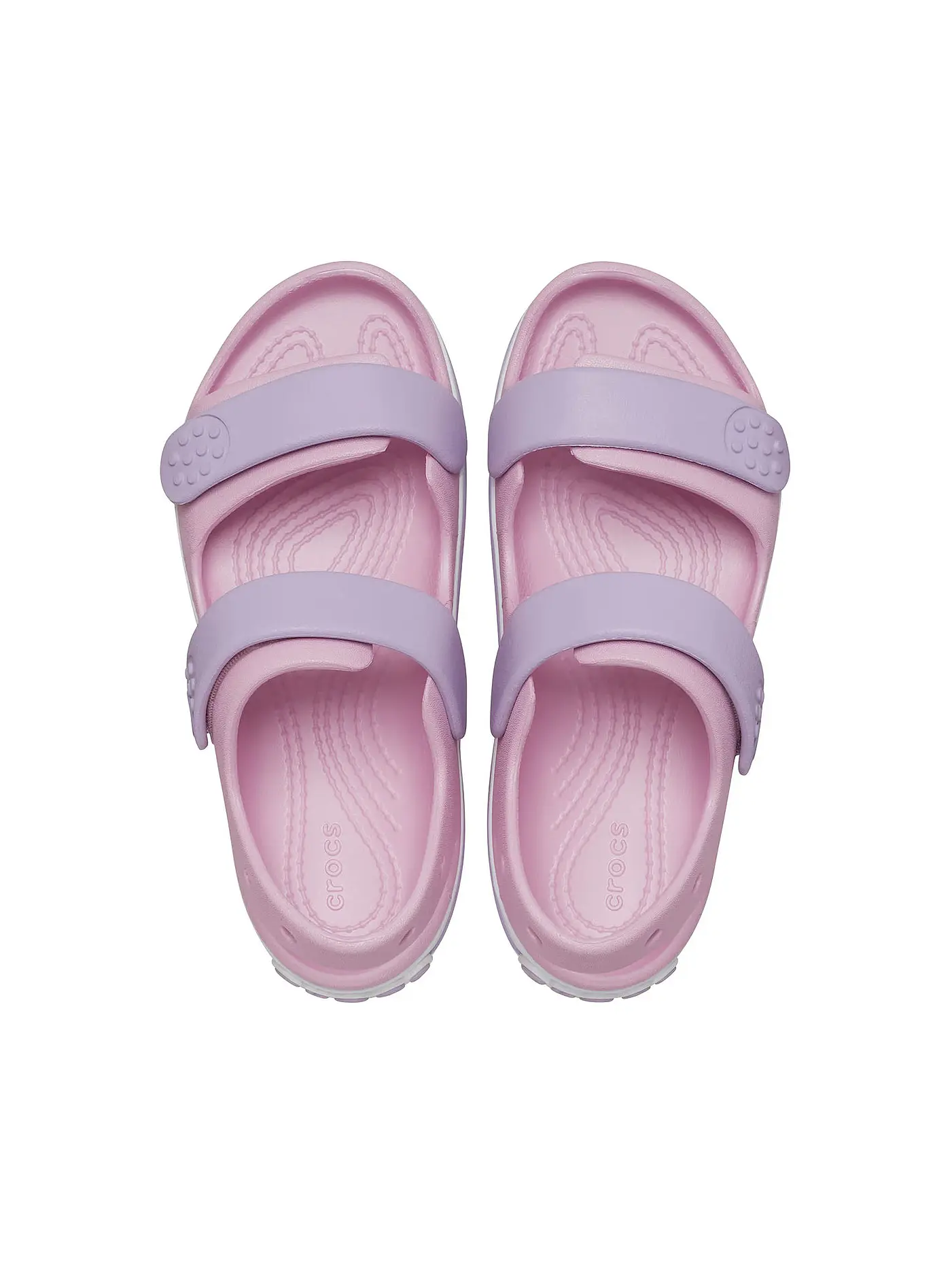 CROCS | Mini Kinder Badepantoffeln Crocband Cruiser | rosa