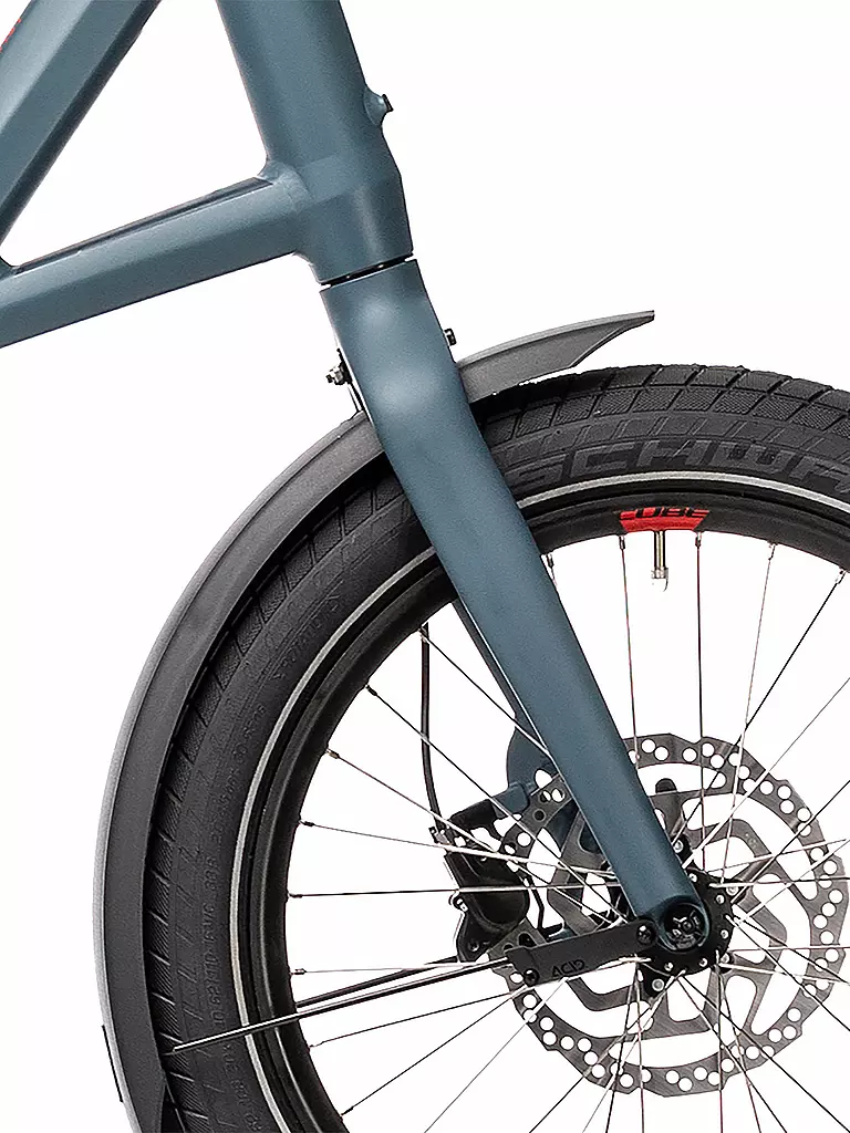 CUBE | Damen E-Klapprad Compact Hybrid Sport | blau