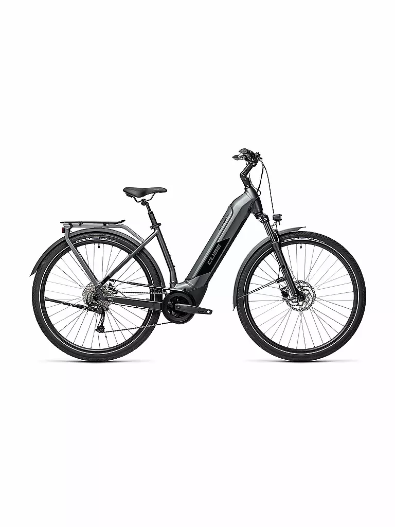 CUBE | Damen E-Trekkingbike 28" Kathmandu Hybrid ONE 625 2021 | grau