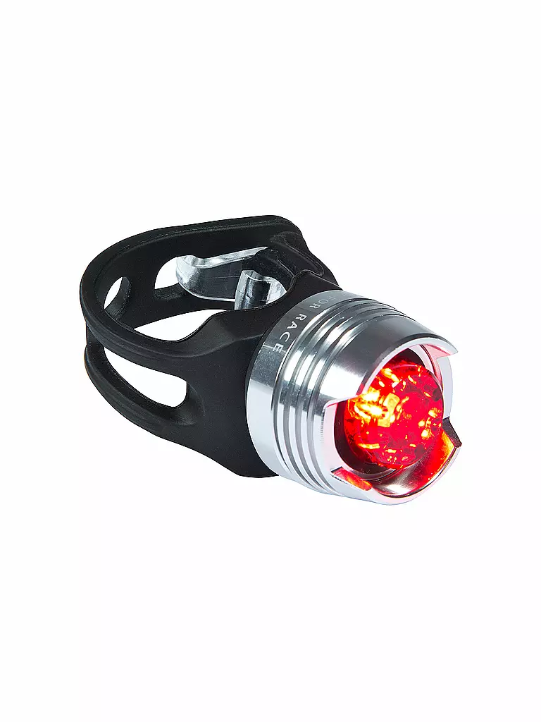 CUBE | Fahrradlicht hinten Diamond "Red LED" | silber