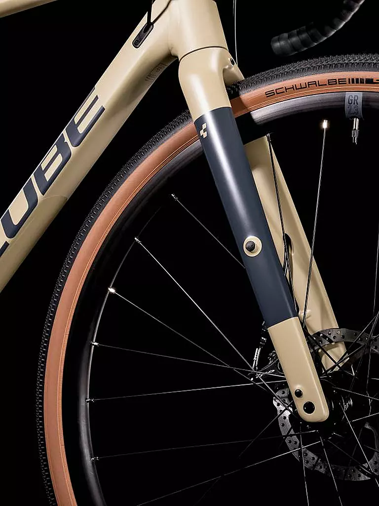 cube gravel bike beige