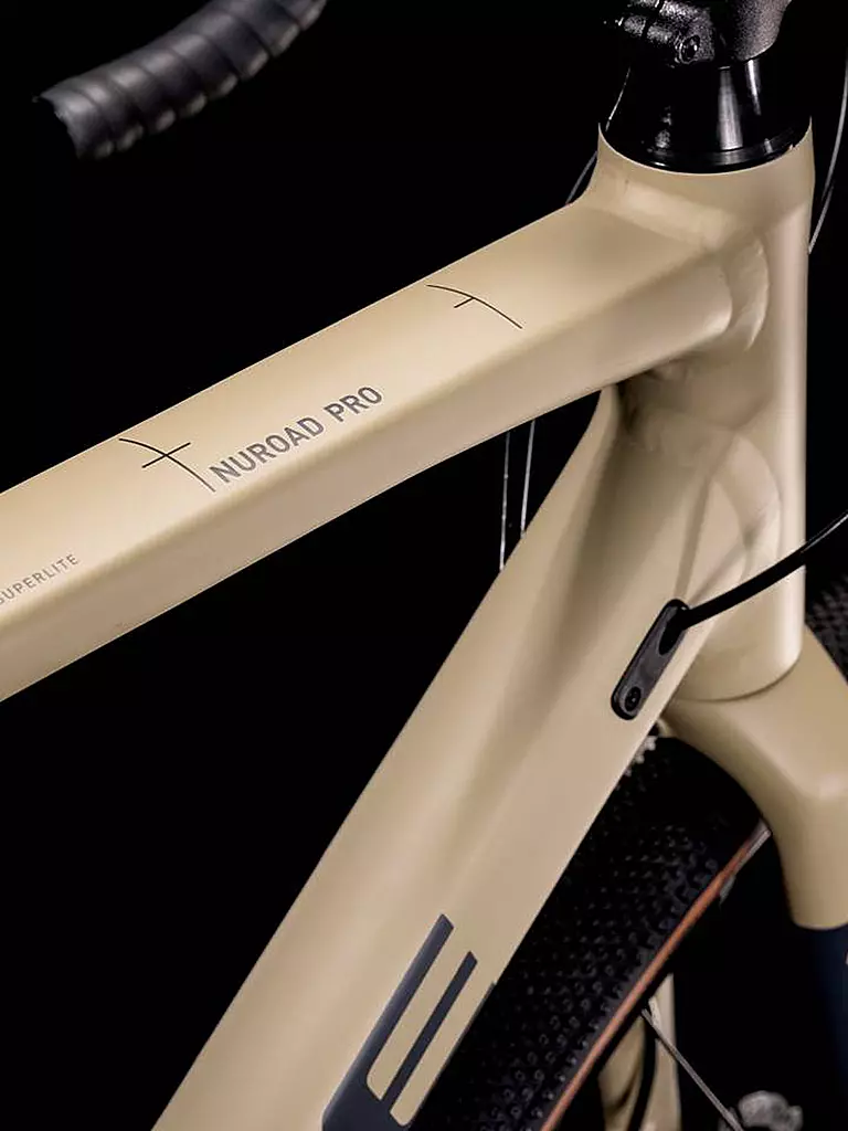 cube gravel bike beige