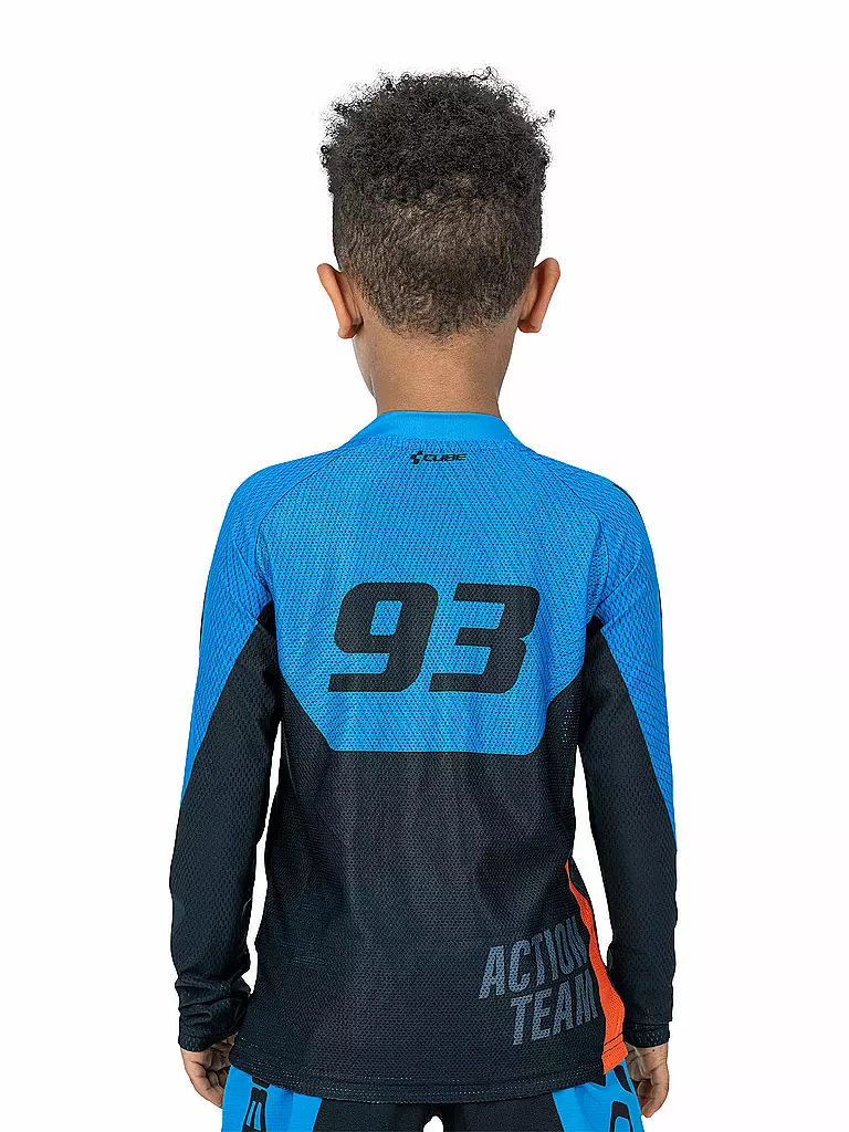 CUBE | Jungen Radshirt X Actionteam | schwarz