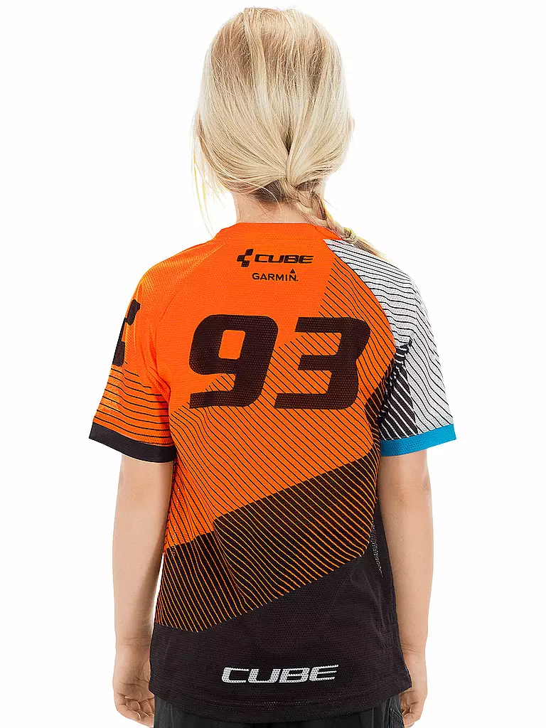 CUBE | Kinder Biketrikot EDGE Action Team | orange