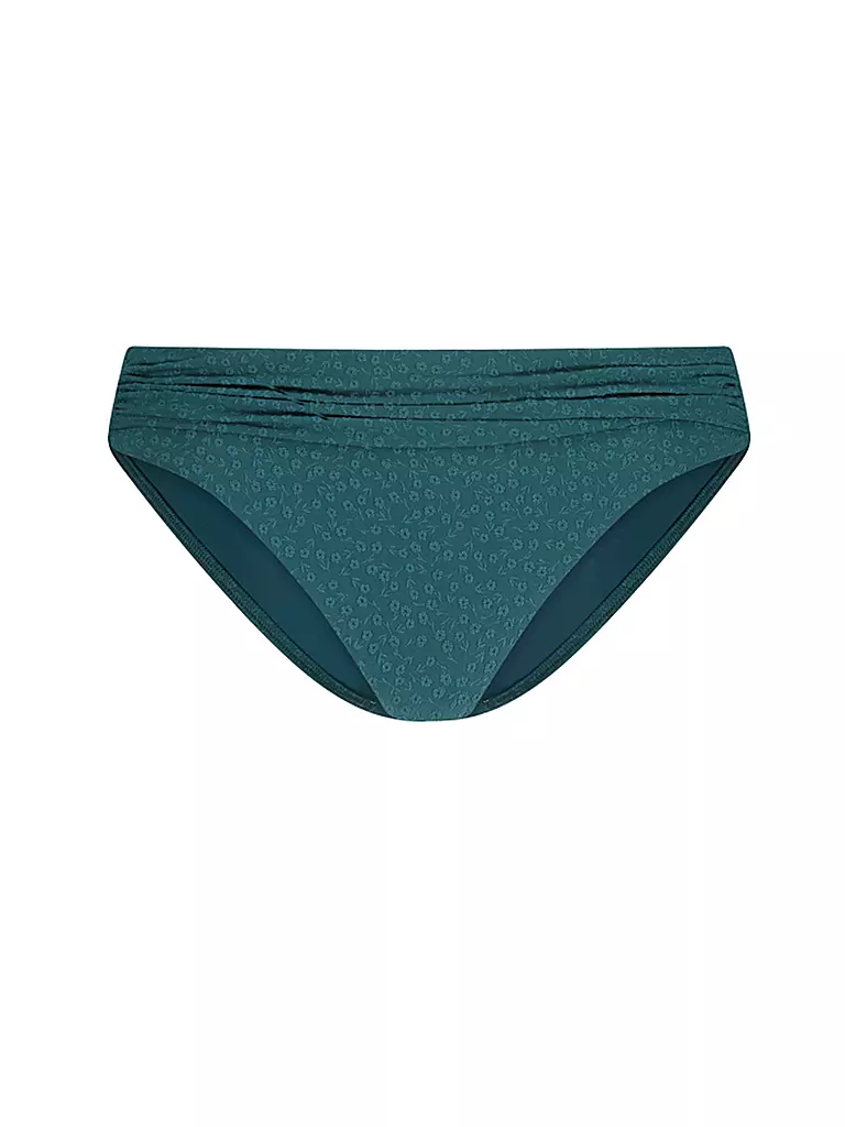 CYELL | Damen Bikinihose Flora Teal | dunkelgrün