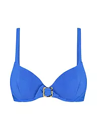 CYELL | Damen Bikinioberteil Wavy Blue | blau