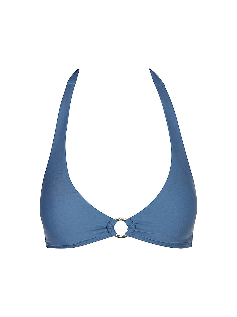 DARLING HARBOUR Damen Bikinioberteil Neckholder Top Ring dunkelblau | 38