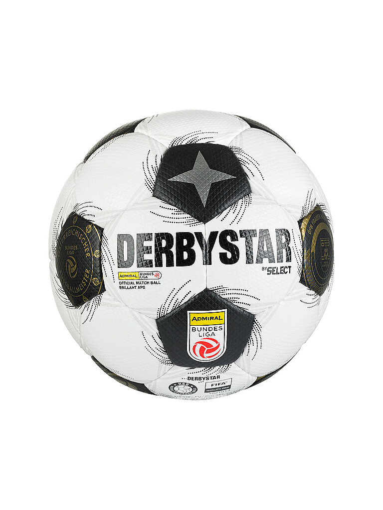 Derbystar DERBYSTAR Fußball Matchball ÖFBL Brillant APS v26 weiss, weiss