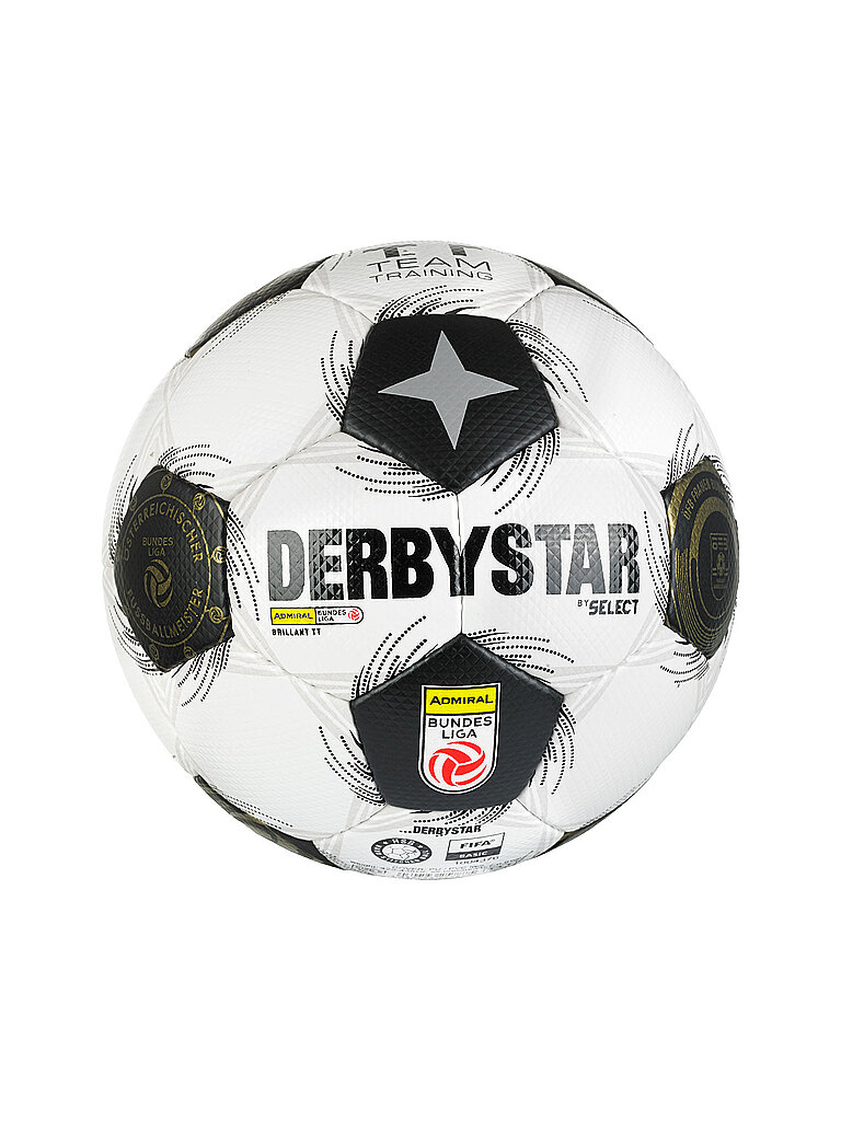 Derbystar DERBYSTAR Fußball Trainingsball ÖFBL Brillant TT v26 weiss | 5, weiss