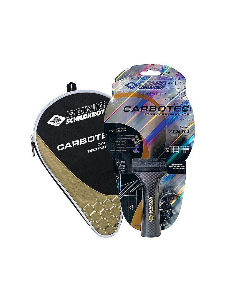 DONIC SCHILDKRÖT DONIC SCHILDKRÖT Tischtennisschläger CarboTec 7000 grau, grau