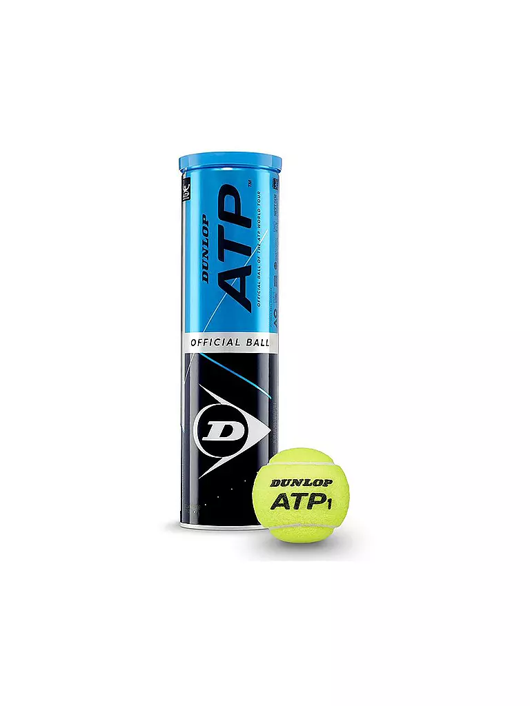 DUNLOP | Tennisbälle ATP 4er Dose | gelb
