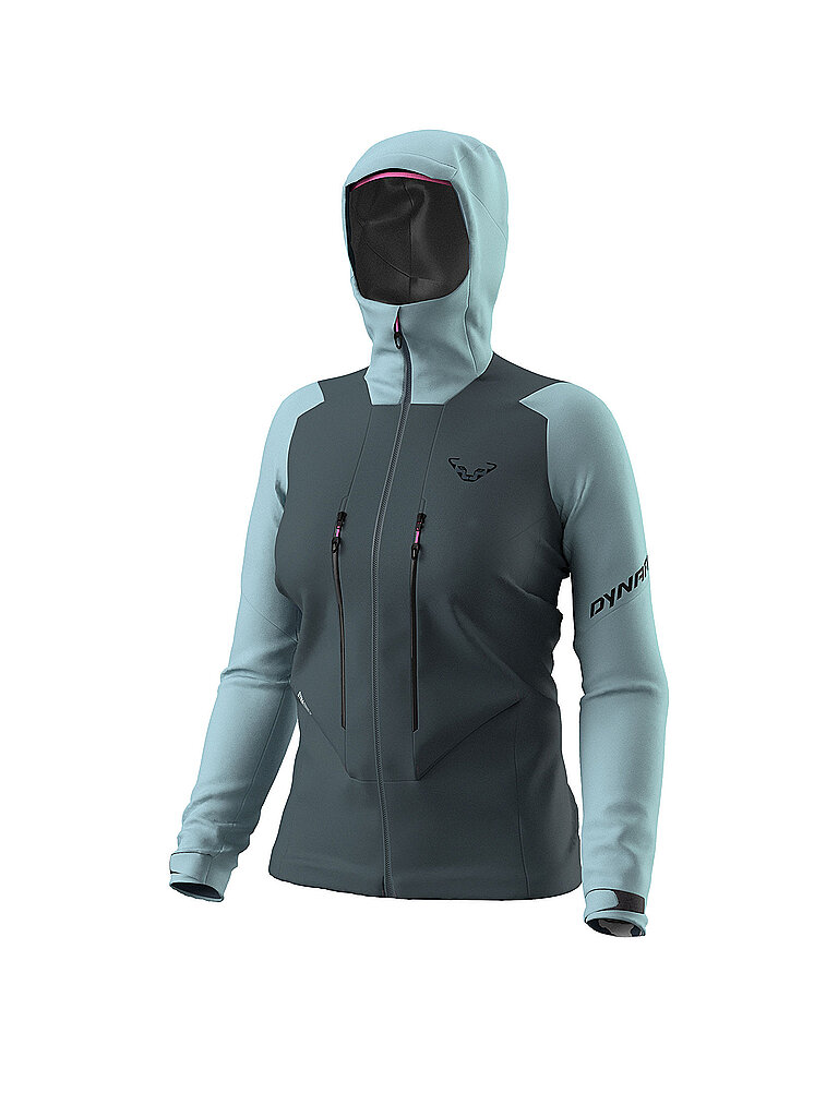 Dynafit DYNAFIT Damen Tourenjacke Blacklight 3L Hoodie hellblau | XS, hellblau