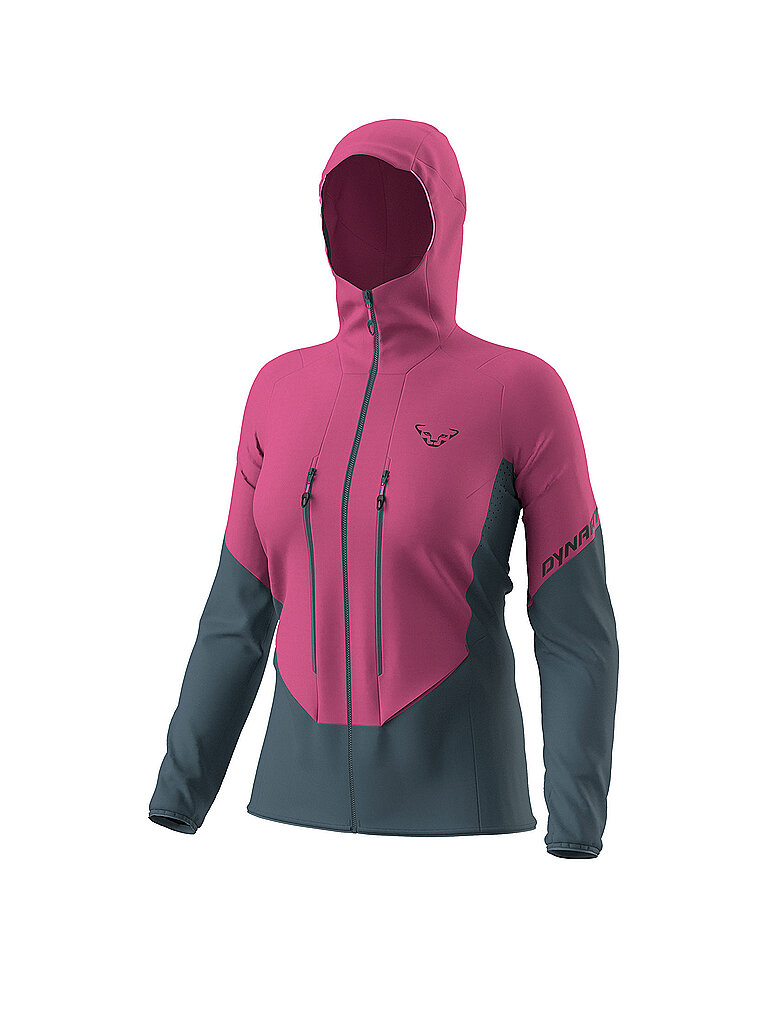 DYNAFIT Damen Touren Softshelljacke Blacklight Hoodie pink | M