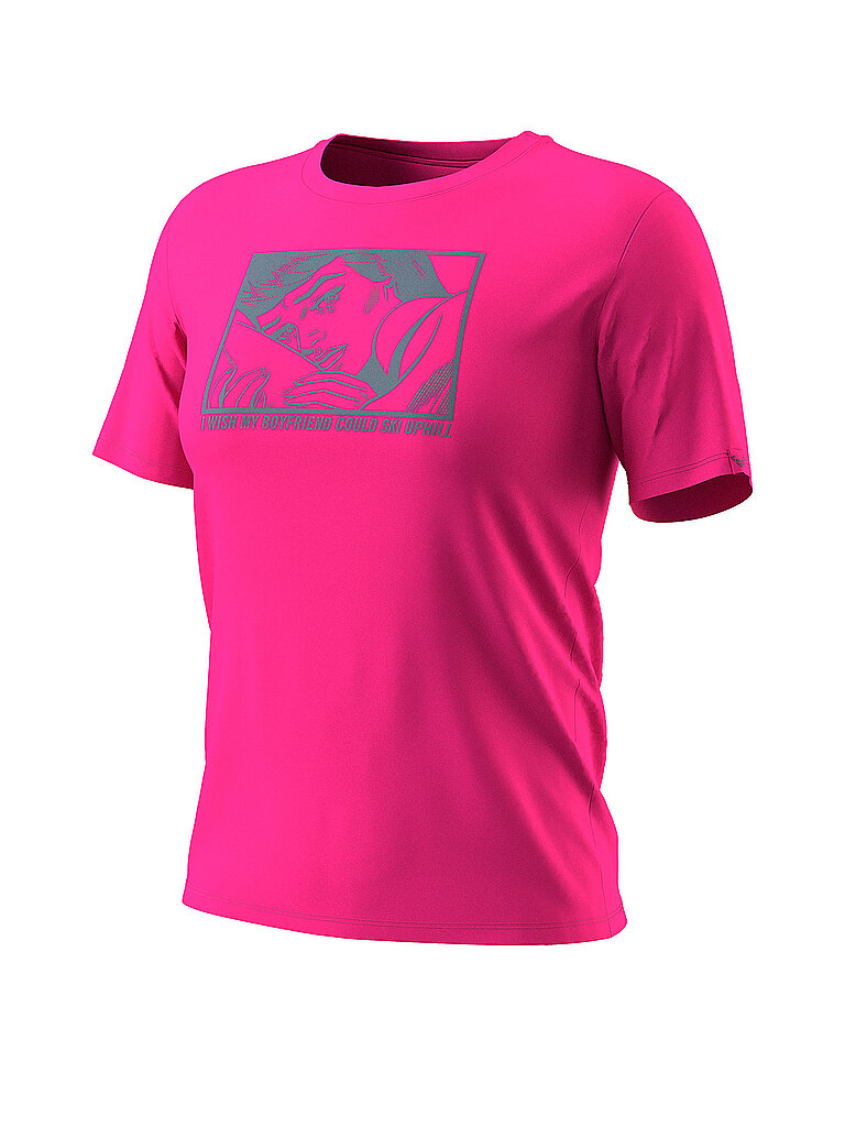Dynafit DYNAFIT Damen T-Shirt Graphic Cotton pink | XS, pink