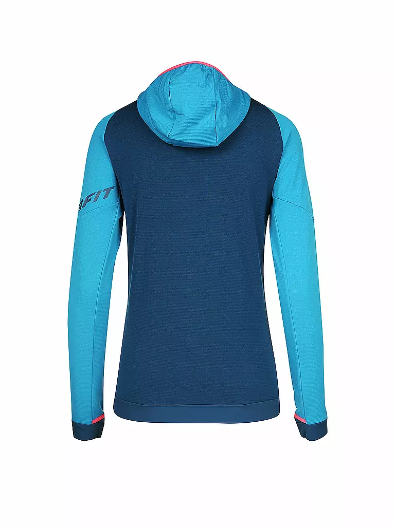 DYNAFIT | Damen Fleecejacke Radical POLARTEC® Hooded | blau