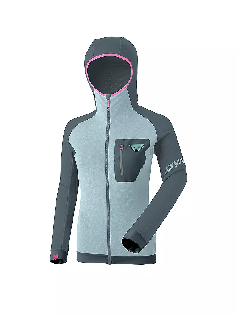 DYNAFIT | Damen Fleecejacke Radical Polartec® Hoodie | hellblau