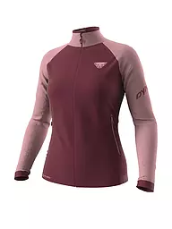 DYNAFIT | Damen Fleecejacke Speed Polartec® Hoodie | dunkelrot
