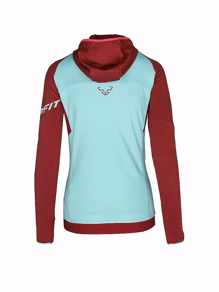 DYNAFIT | Damen Fleecejacke Transalper Polartec Hoodie | beere