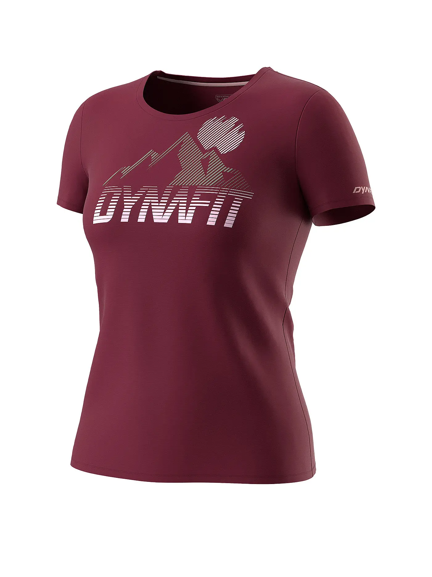 DYNAFIT | Damen Funktionsshirt Transalper Graphic | dunkelrot