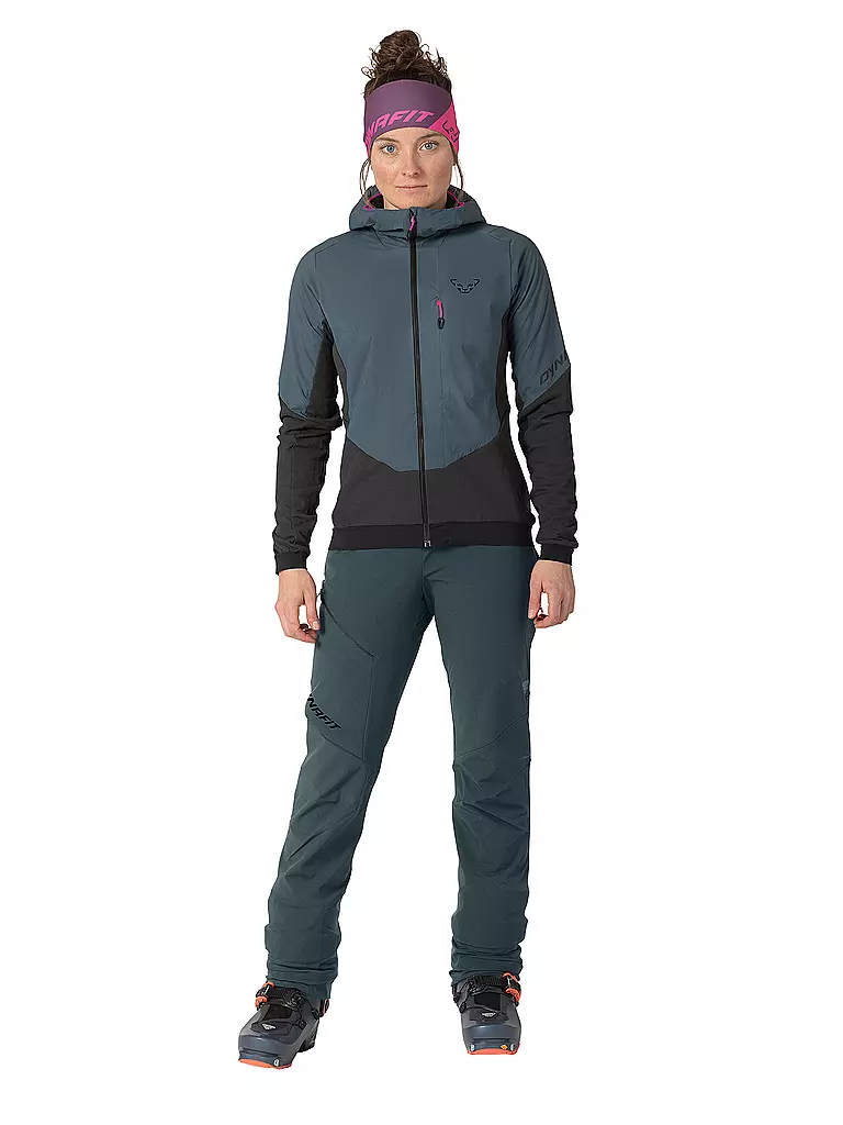 DYNAFIT | Damen Hybridjacke Blacklight Thermal Hoodie | grau