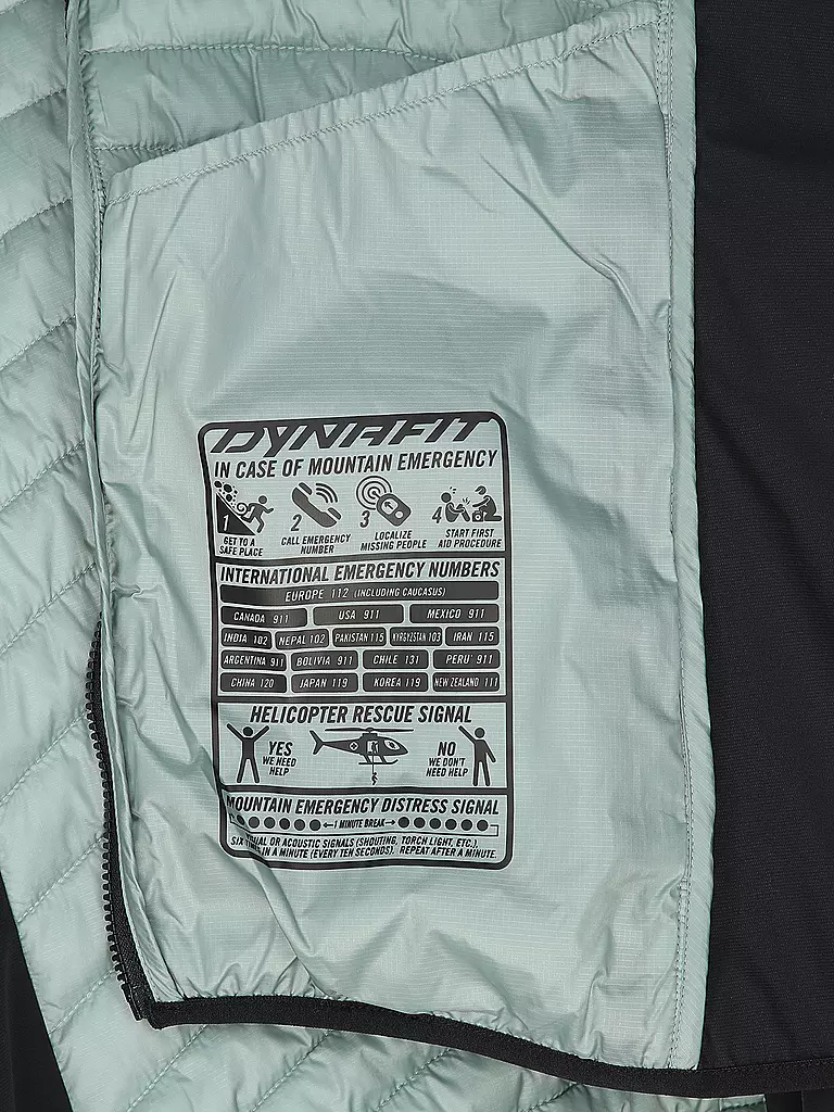DYNAFIT | Damen Iso Hybridjacke Transalper Hoodie | hellgrün
