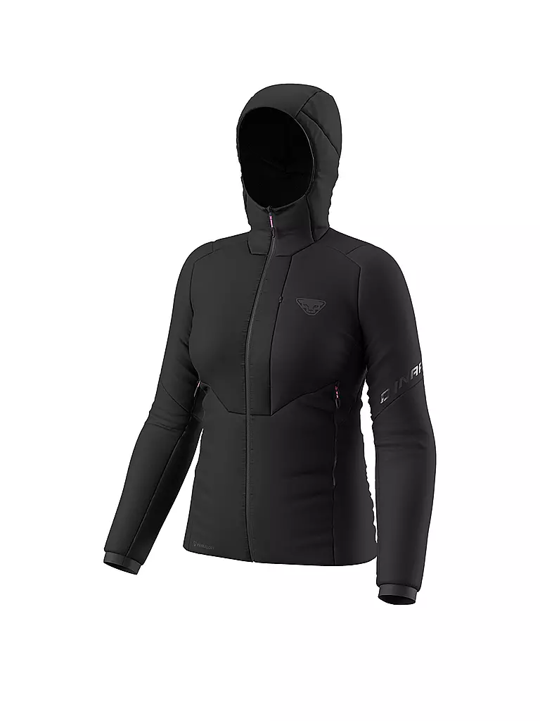 DYNAFIT | Damen Isojacke Blacklight Primaloft® Hoodie | schwarz