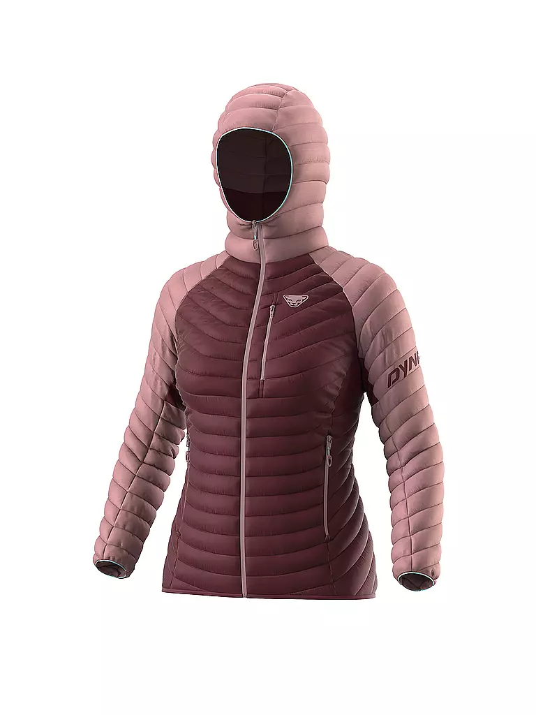 DYNAFIT | Damen Isolationsjacke Radical Down Hood | dunkelrot