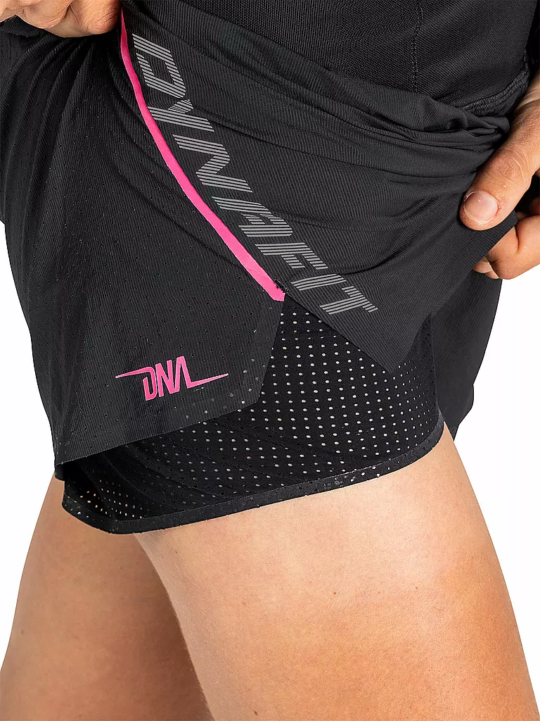 DYNAFIT | Damen Short DNA 2in1 Split | schwarz