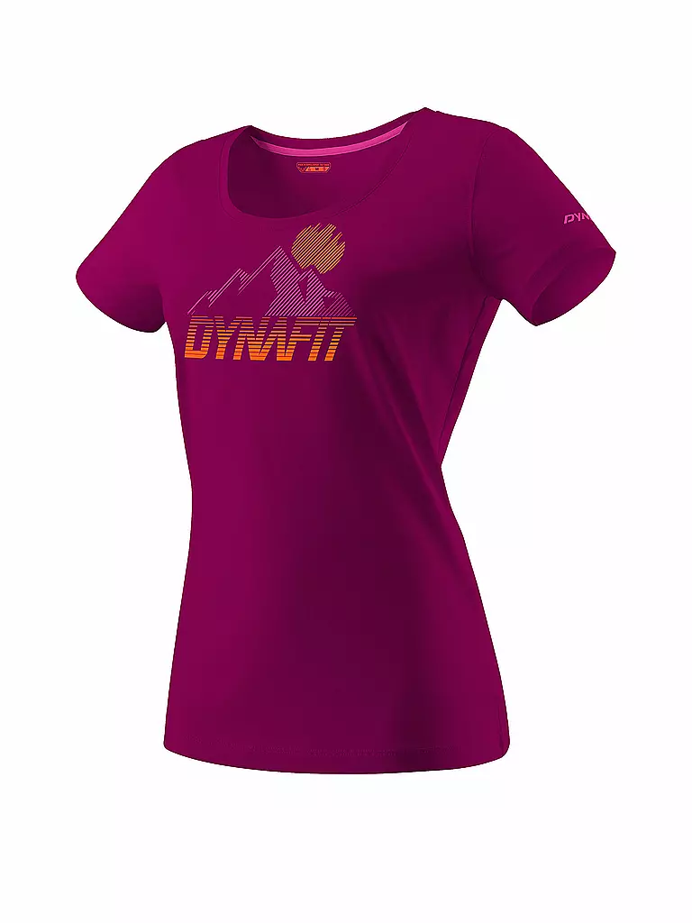 DYNAFIT | Damen T-Shirt Transalper Graphic | rot