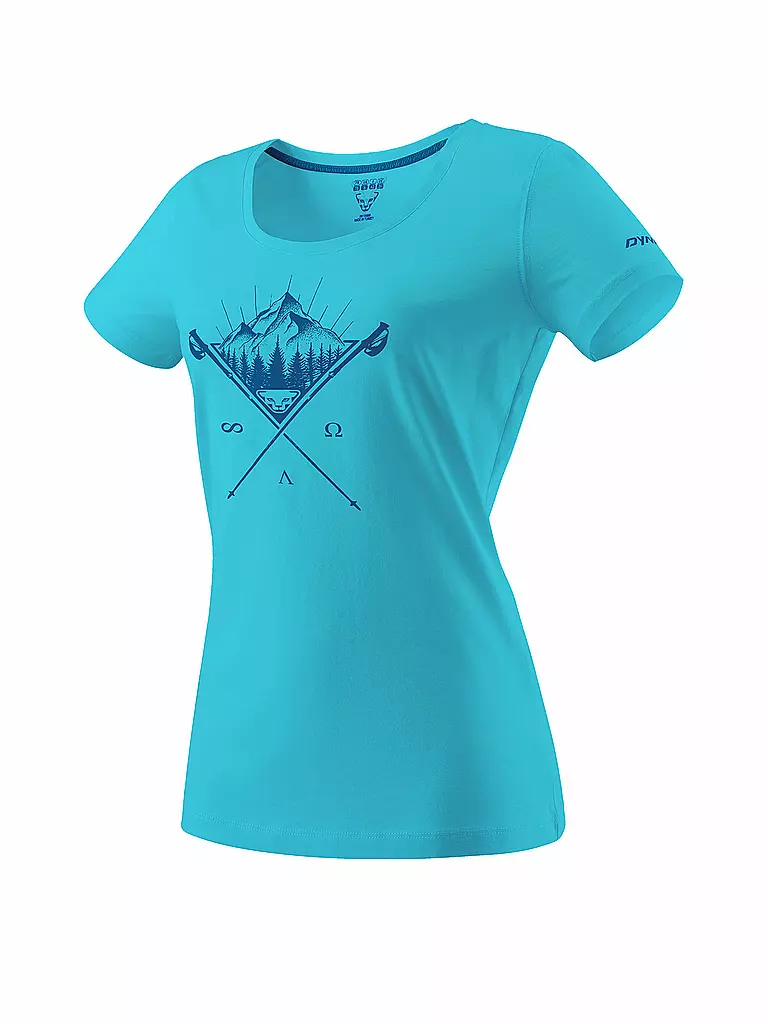 DYNAFIT | Damen T-Shirt Transalper Graphic | blau
